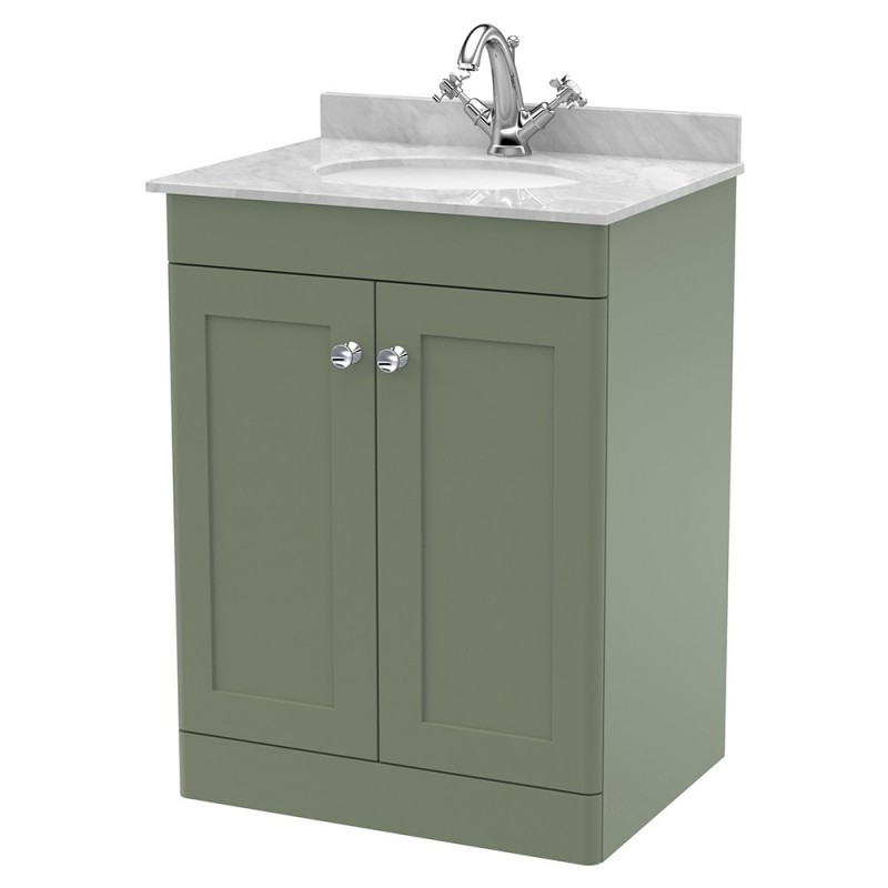 Classique 600mm Freestanding Traditional Vanity Units With Worktops