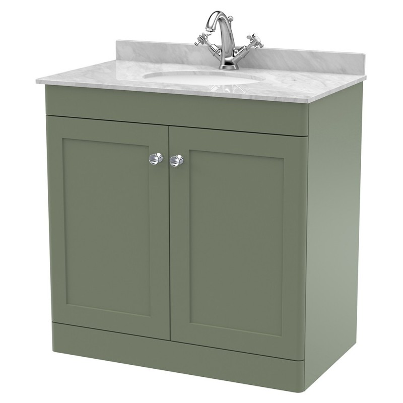 Classique 800mm Freestanding Traditional Vanity Units With Worktops