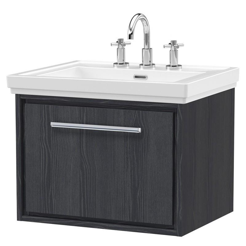 Lille 600mm Wall Hung Single Drawer Vanity Units