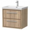 Lille 600mm Wall Hung Double Drawer Vanity Units