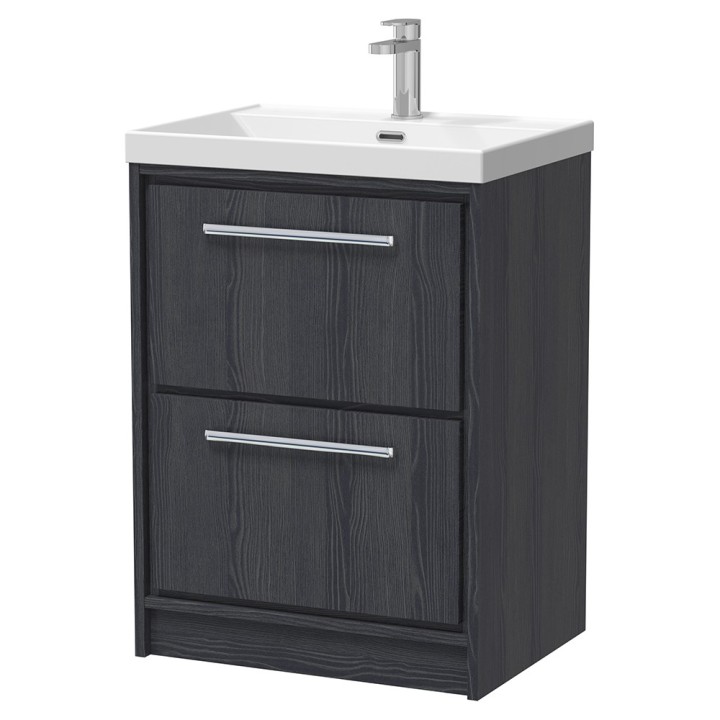 Lille 600mm Freestanding Double Drawer Vanity Units