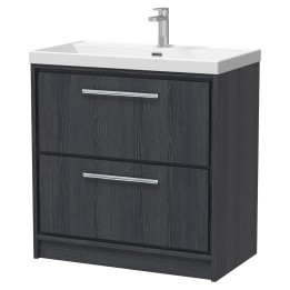 Lille 800mm Freestanding Double Drawer Vanity Units