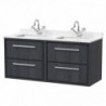 Lille 1200mm Wall Hung Four Drawer Vanity Units