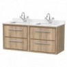 Lille 1200mm Wall Hung Four Drawer Vanity Units