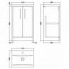 Juno 500mm Freestanding Cabinet Vanity Units