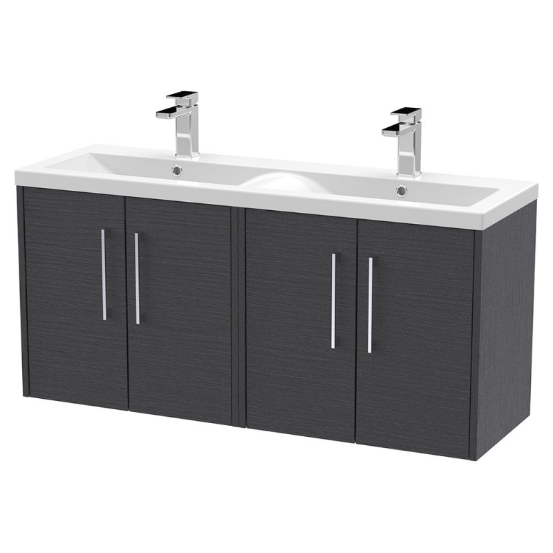 Juno 1200mm Wall Hung Double Cabinet Units