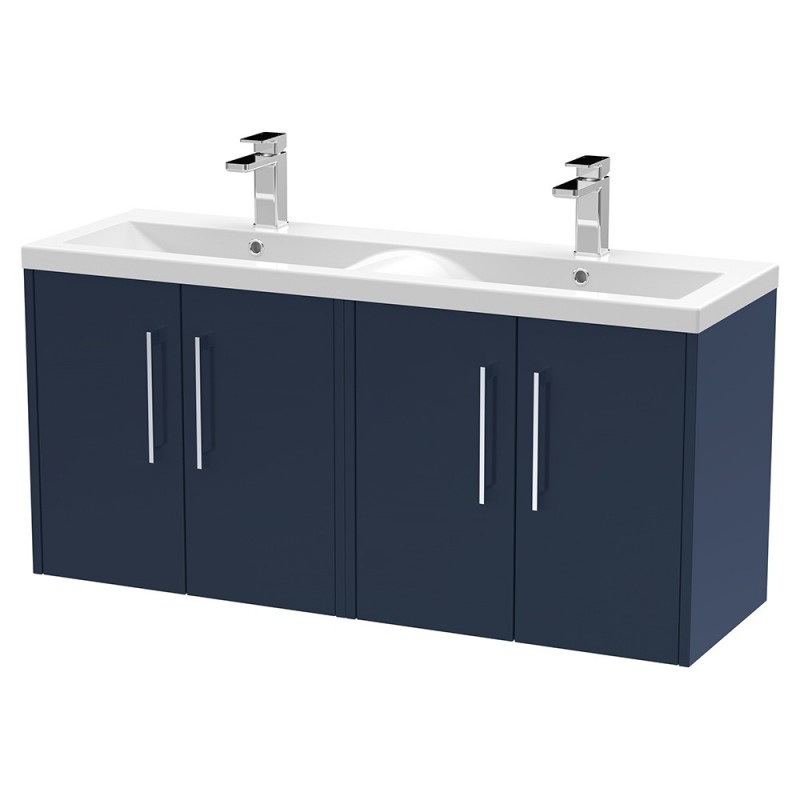 Juno 1200mm Wall Hung Double Cabinet Units