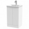 Fluted 500mm Freestanding Cabinet Vanity Units