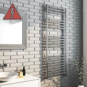 Polished Stainless Steel Electric Ladder Rails