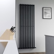 Vertical Black Radiators