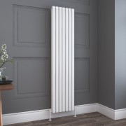 Vertical White Radiators