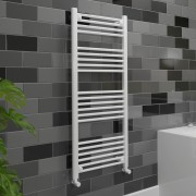 Straight White Ladder Rails