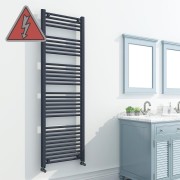 Anthracite Electric Ladder Rails