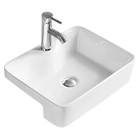 Semi Recessed Basins