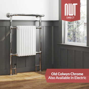 🤩Old Colwyn Chrome #Traditional Towel Rail!Available as a central heat or electric option, view and order here - http://tinyurl.com/2u5awhv2#heating #radiator #plumbing #NewYear2024 #NewYearsEve #decor #designer #shower #wetroom #interiordesign ...