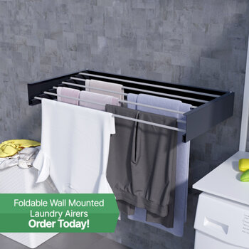 🆕Now Available - Foldable Wall Mounted Airers!These space saving clothes airers are perfect for utilities and areas where space is a little tight.Available in Anthracite & White with a weight capacity of 30kg.Order here - ...