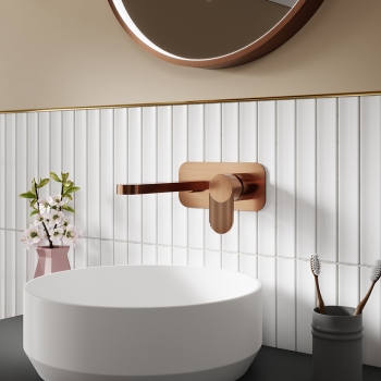 🟫Shop Our Brushed #Bronze #Bathroom brassware.Including Basin Taps, Showers, Bath Taps and more.https://tinyurl.com/387929w9#shower #homedecor #heating #towelrail #radiators #interiordesign #newhome #interiorinspo #decorinspo #plumbing ...