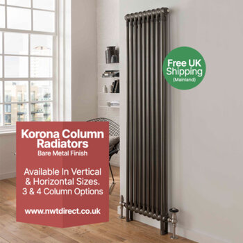 Bare Metal #Column #Radiators embody a #traditional style that seamlessly integrates into various #interior decors'Available in 100s of sizes in both 2, 3 & 4 Column options.🛒https://bit.ly/3VSlzpZ#heating #plumbing #decor #valves #designerhome ...