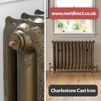 🔥Order a custom finish #castiron #radiator like the Charlestone pictured below, for delivery within 2 weeks!These are #handpainted & made to order, order yours today! 👉 http://tinyurl.com/3d7xpcv5#heating #livingroom #interiordesign #design ...